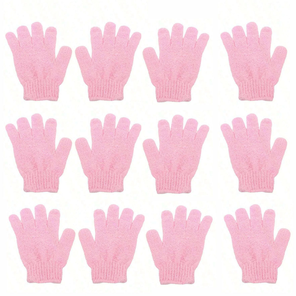 Guantes de ducha exfoliantes reversibles, guantes exfoliantes para el cuerpo, herramientas de limpieza, toalla de baño, productos de baño, exfoliante de espalda, 2 uds./6 uds./12 Uds.