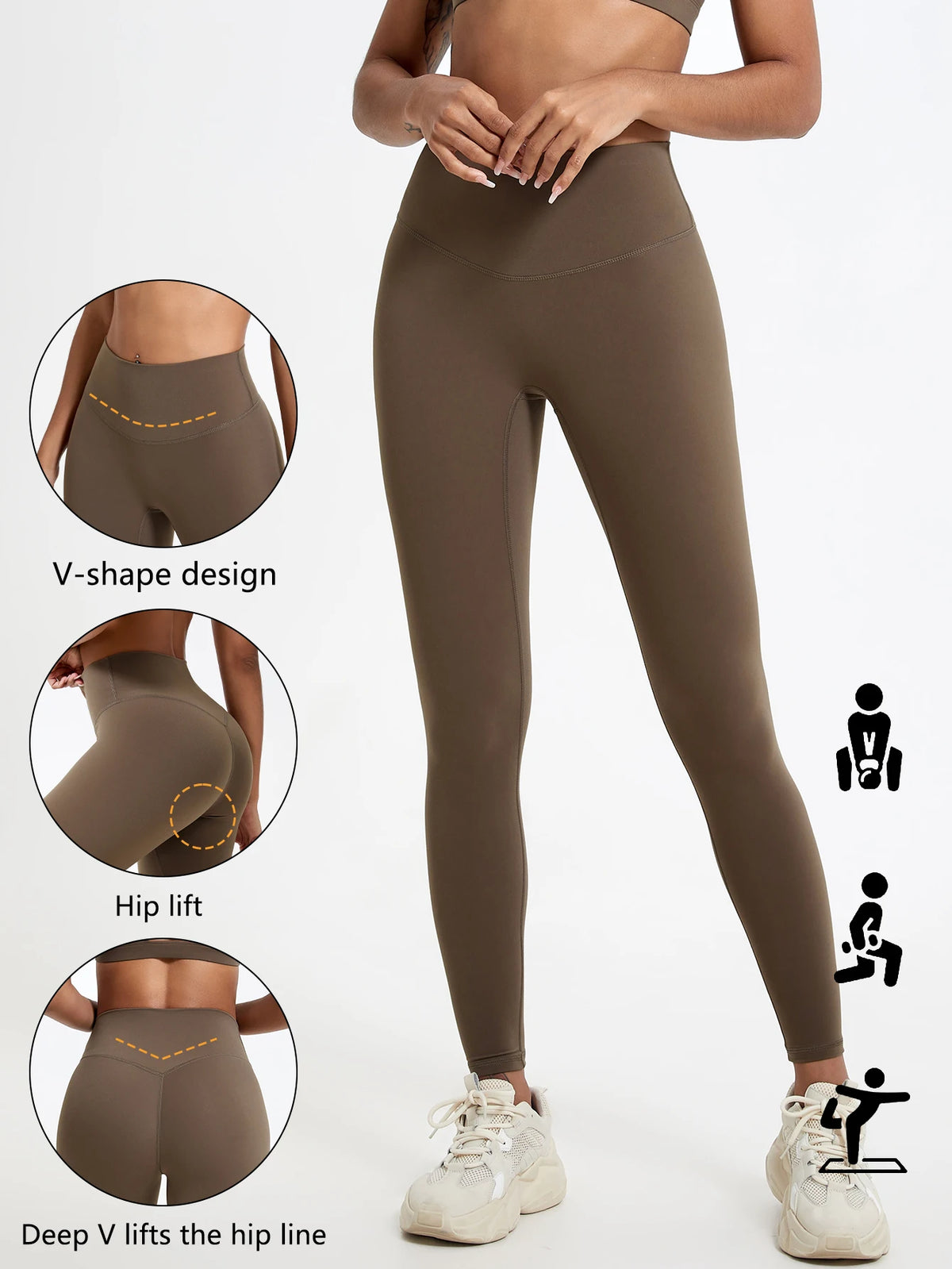 yoga leggings, cintura alta de telas súper suaves, pantalones de Yoga para gimnasio de secado rápido, mallas de entrenamiento para correr, mallas deportivas de realce para mujer