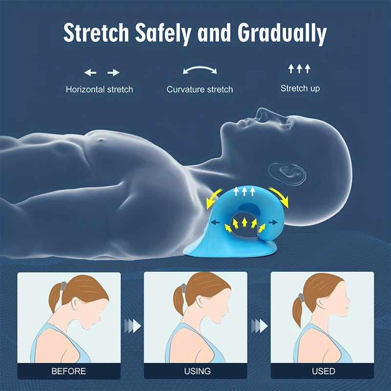 Cervical Spine Massage Pillow U Shaped Pillow Gravity Shiatsu Cervical Massage Pillow Neck and Shoulder Repair Neck Relaxation