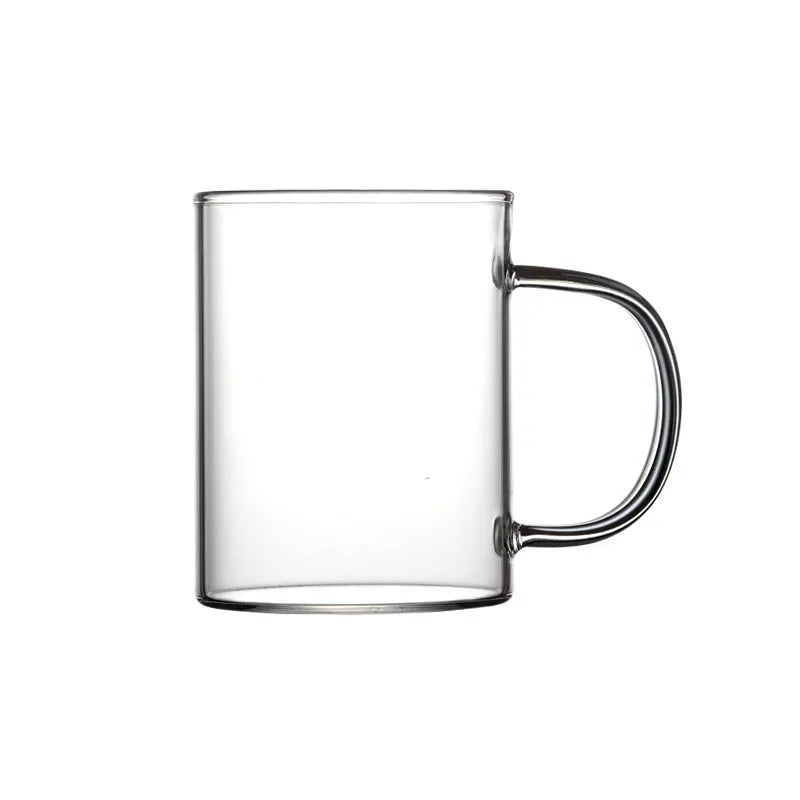 coffe Heat-Resistant Transparent Glass with Handle Water, tea, juice