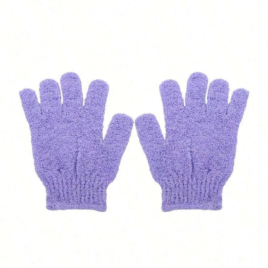 Guantes de ducha exfoliantes reversibles, guantes exfoliantes para el cuerpo, herramientas de limpieza, toalla de baño, productos de baño, exfoliante de espalda, 2 uds./6 uds./12 Uds.