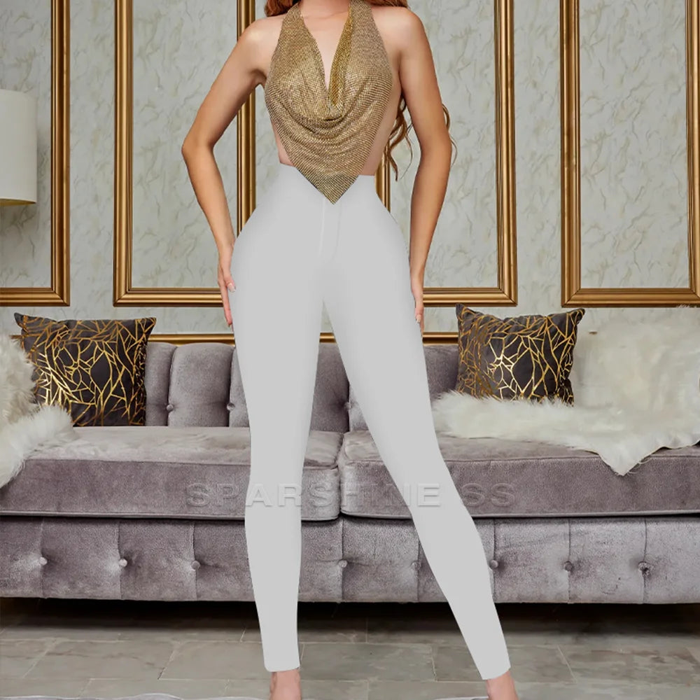 Women Leg Shapewear Body Shaper Compression Leggings Slimming Sheath Thigh Sculpting Slimmer Waist Trainer Pants Belly Control