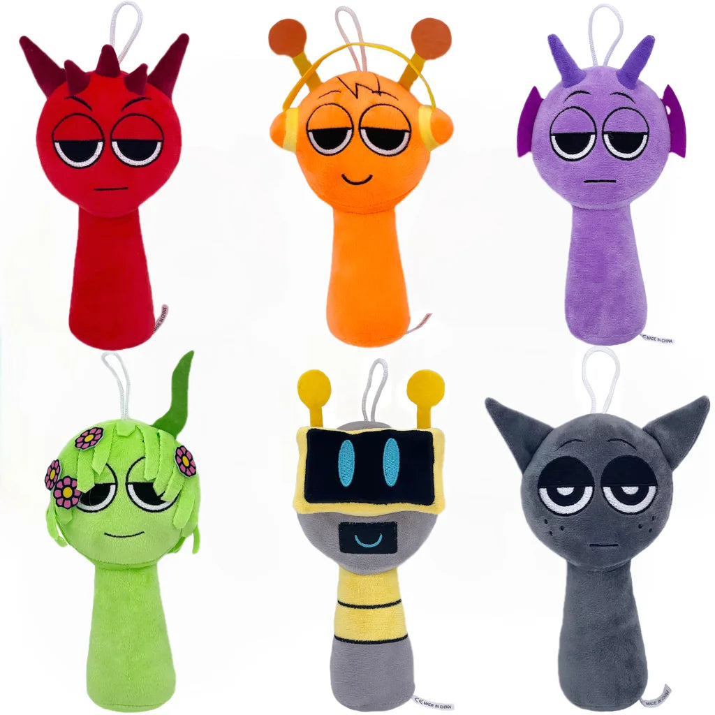 20 estilos Sprunki juguetes de peluche Sprunki muñeco de peluche Sprunki juego almohada niños regalos de cumpleaños muñecos de peluche regalo de Navidad