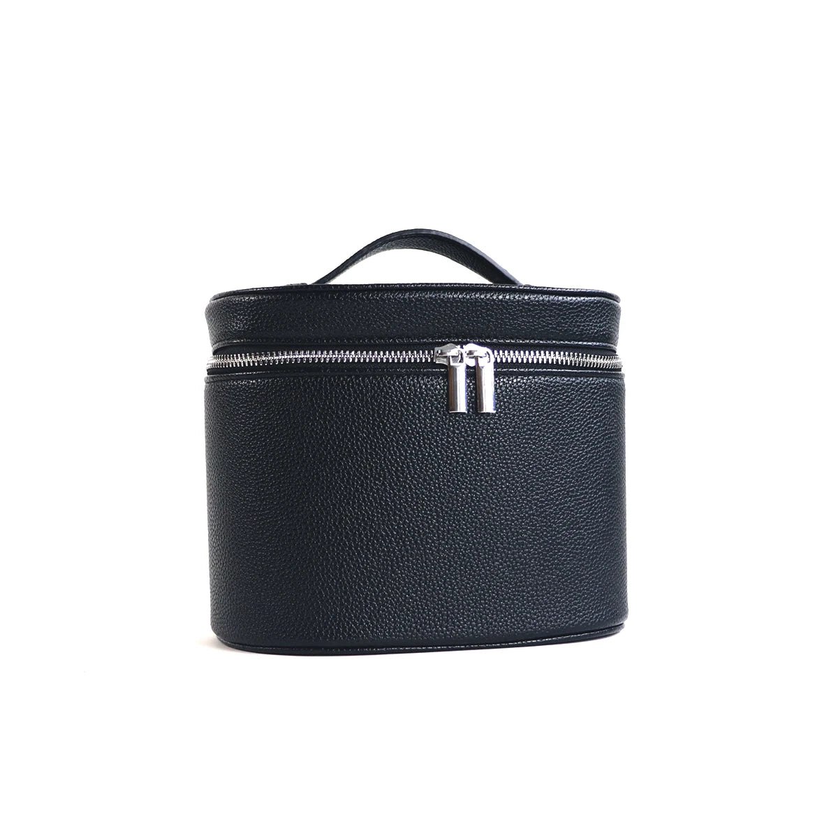 Caja de cosméticos de cuero  de gran capacidad con , bolsa de cosméticos portátil de viaje