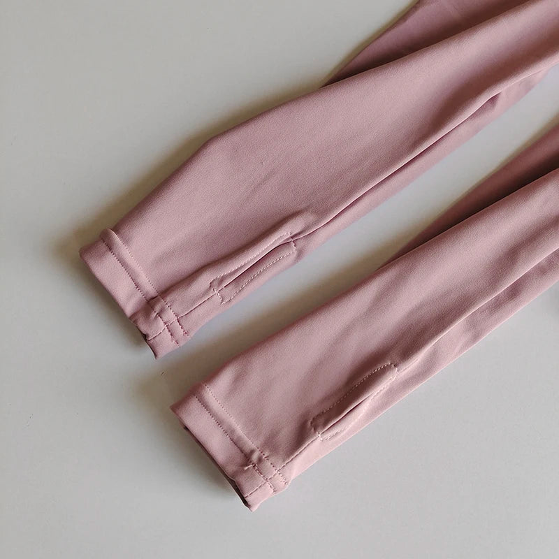 Chaqueta de manga larga para deportes al aire libre para mujer, ropa de Yoga delgada, cárdigan de secado rápido con cremallera, cuello alto, chaqueta para correr, Fitness, Top