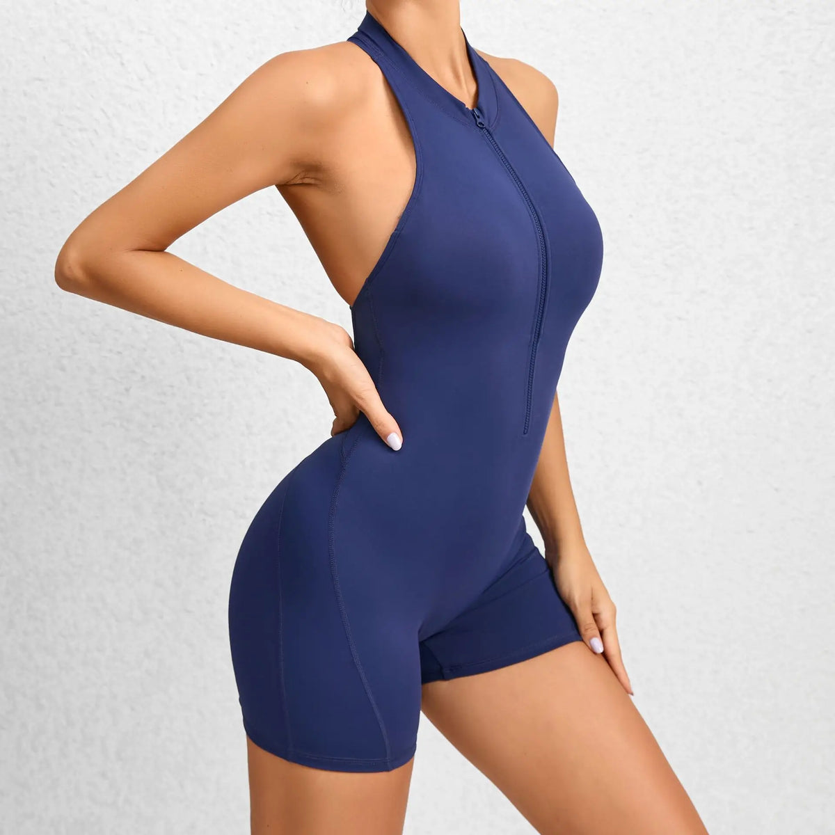 Mono deportivo corto sin mangas para mujer, conjunto de gimnasio, ropa de Yoga, peleles de entrenamiento, traje de una pieza, monos de recreación al aire libre monos para mujer conjuntos de ropa para mujer