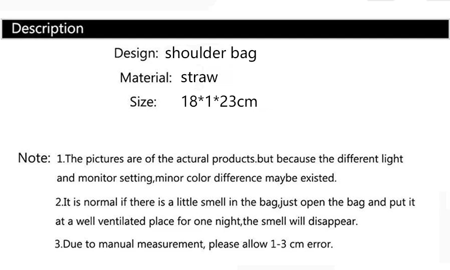 Round Straw Tote Bag Women Fashion Woven Bags Retro Hobo Boho Style Casual Shoulder Bags Summer Beach Bag Sac A Main