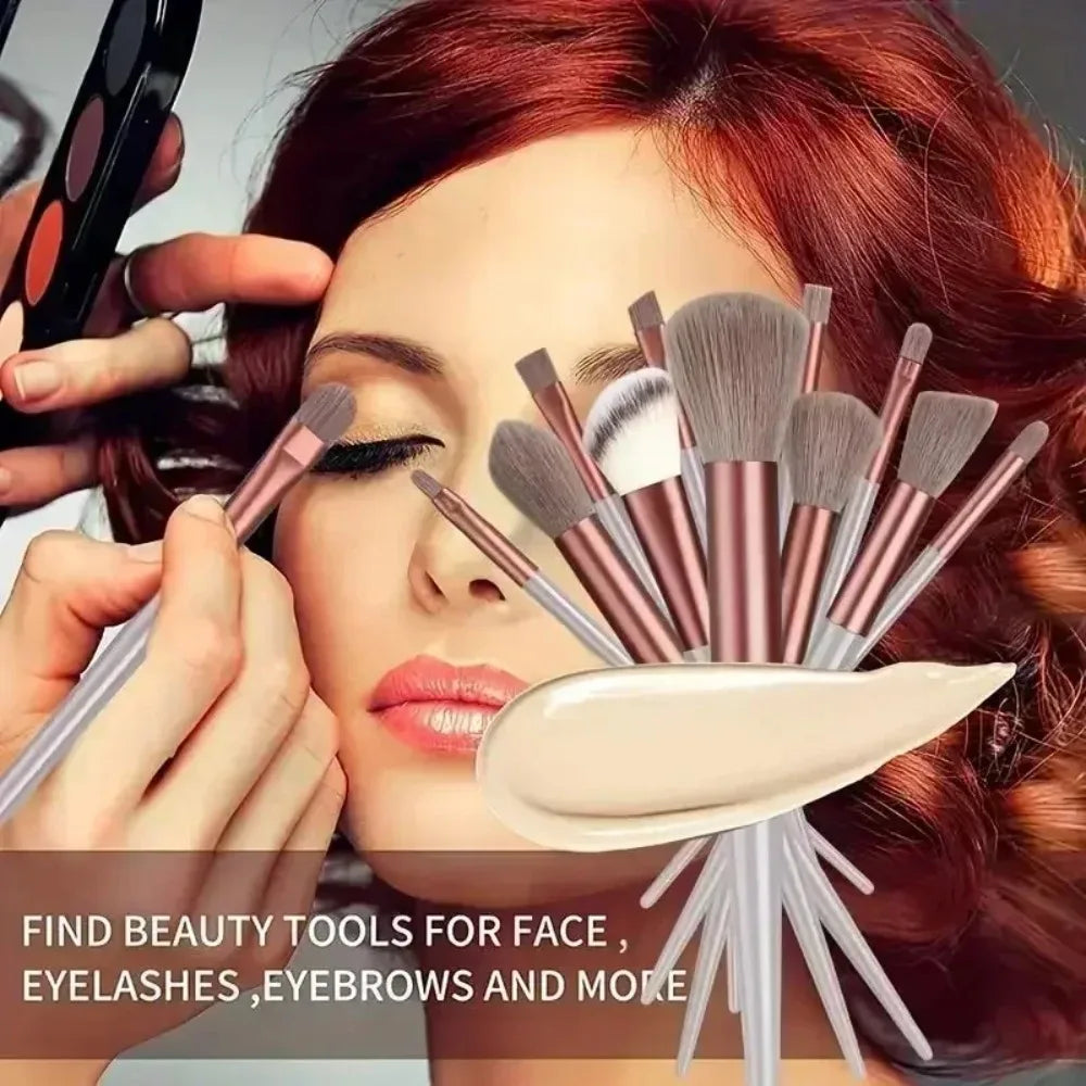 Juego de brochas de maquillaje, base cosmética profesional suave y esponjosa, sombra de ojos en polvo, mezcla Kabuki, brocha de maquillaje, herramienta de belleza