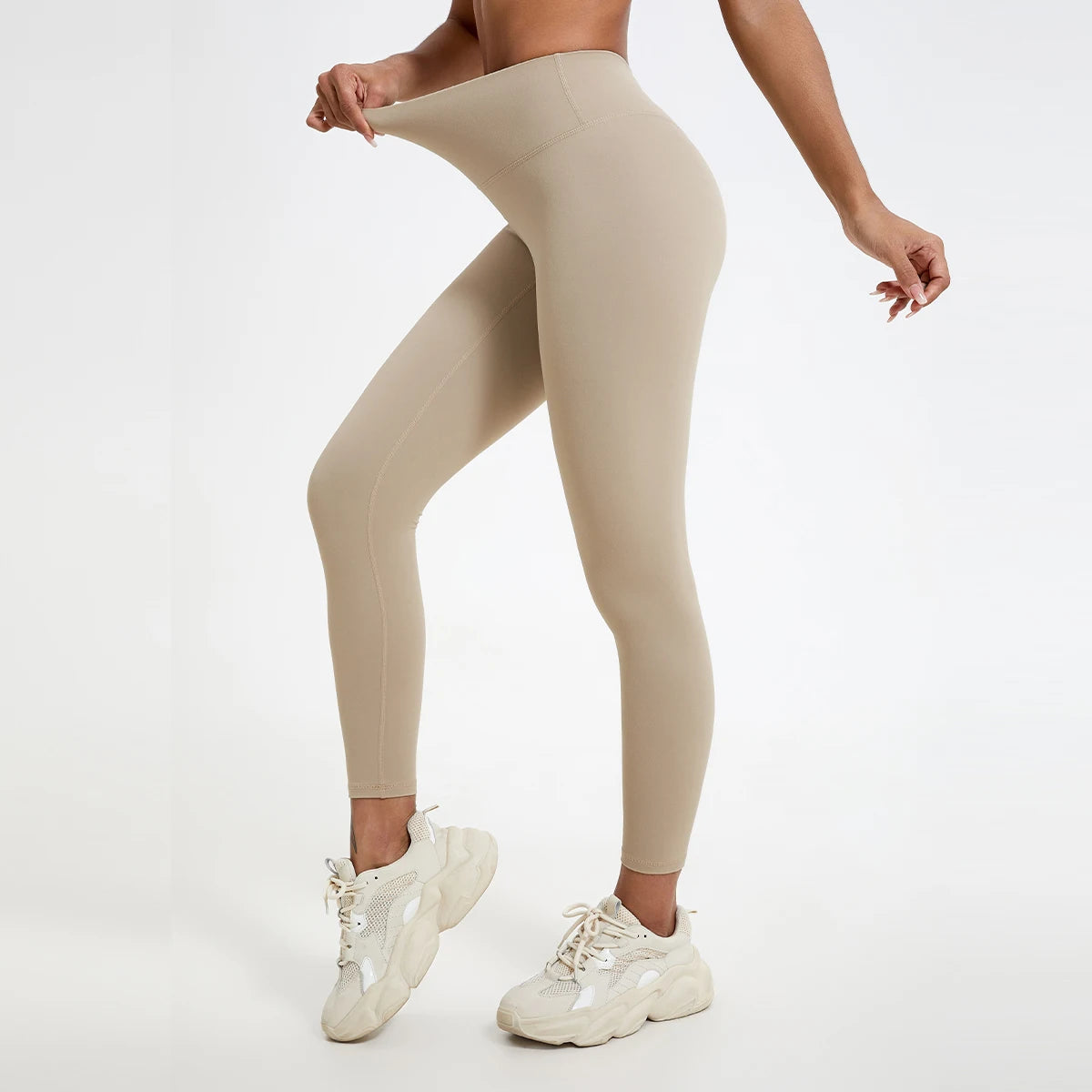 yoga leggings, cintura alta de telas súper suaves, pantalones de Yoga para gimnasio de secado rápido, mallas de entrenamiento para correr, mallas deportivas de realce para mujer