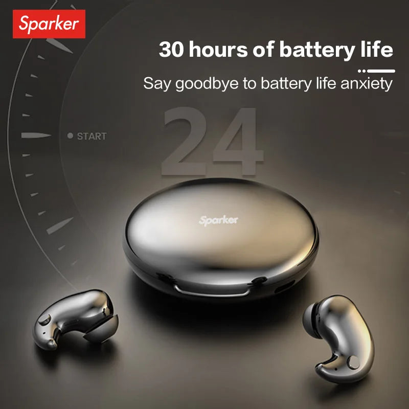 Bluetooth Earphones Stereo Earbuds With Power Display Charging Case With Microphone For Gaming Sports