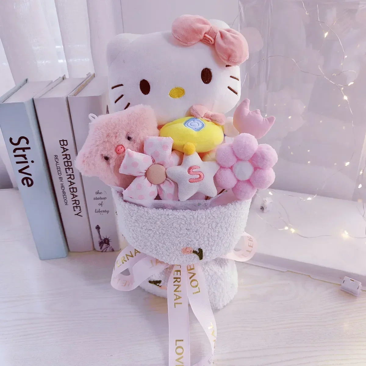 valentine gift kitty Cat Plush Doll Toy Stuffed Animals Creative for Graduation Birthday Gifts