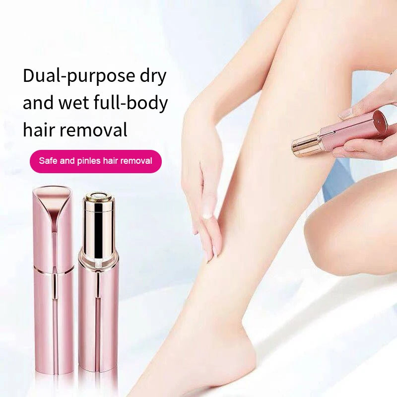 Depiladora eléctrica en forma de lápiz labial, moldeador de cejas, dispositivo de depilación para mujer, Mini instrumento de depilación Facial, vello Facial