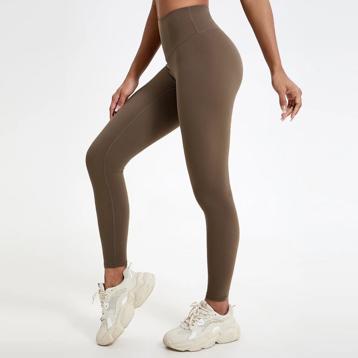 yoga leggings, cintura alta de telas súper suaves, pantalones de Yoga para gimnasio de secado rápido, mallas de entrenamiento para correr, mallas deportivas de realce para mujer