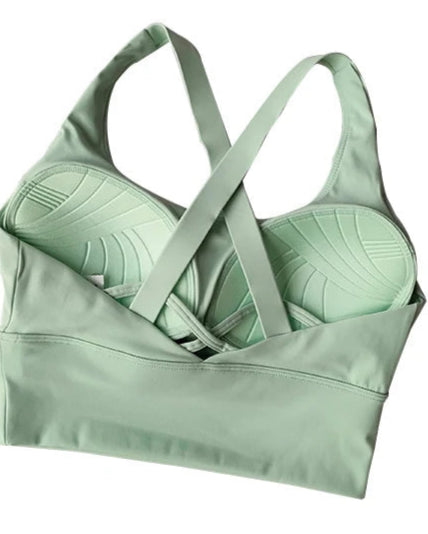 All-in-one Sports Bra Collection Breast High-intensity Professional Shock-proof Huddle Running Bra Yoga Fitness Bra Summer Cloth