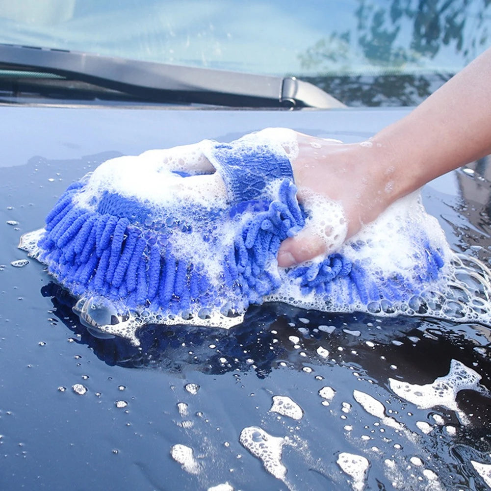 sponge Car Wash Care Washing Brush Pad Cleaning Tool Microfiber Polishing Dusting Scratch-free Washing Cars Floors