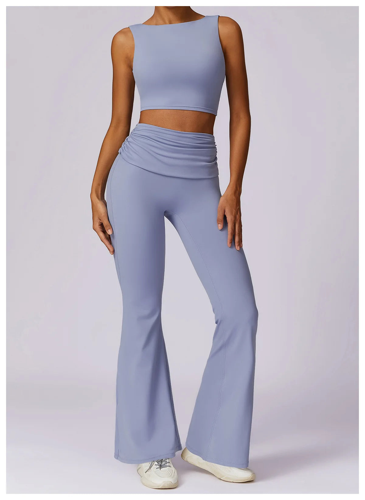 NCLAGEN Running Sports Bra Women High Support Impact Open Back Yoga Breathable Slim Fit Fitness Tank Top With Removable Pads