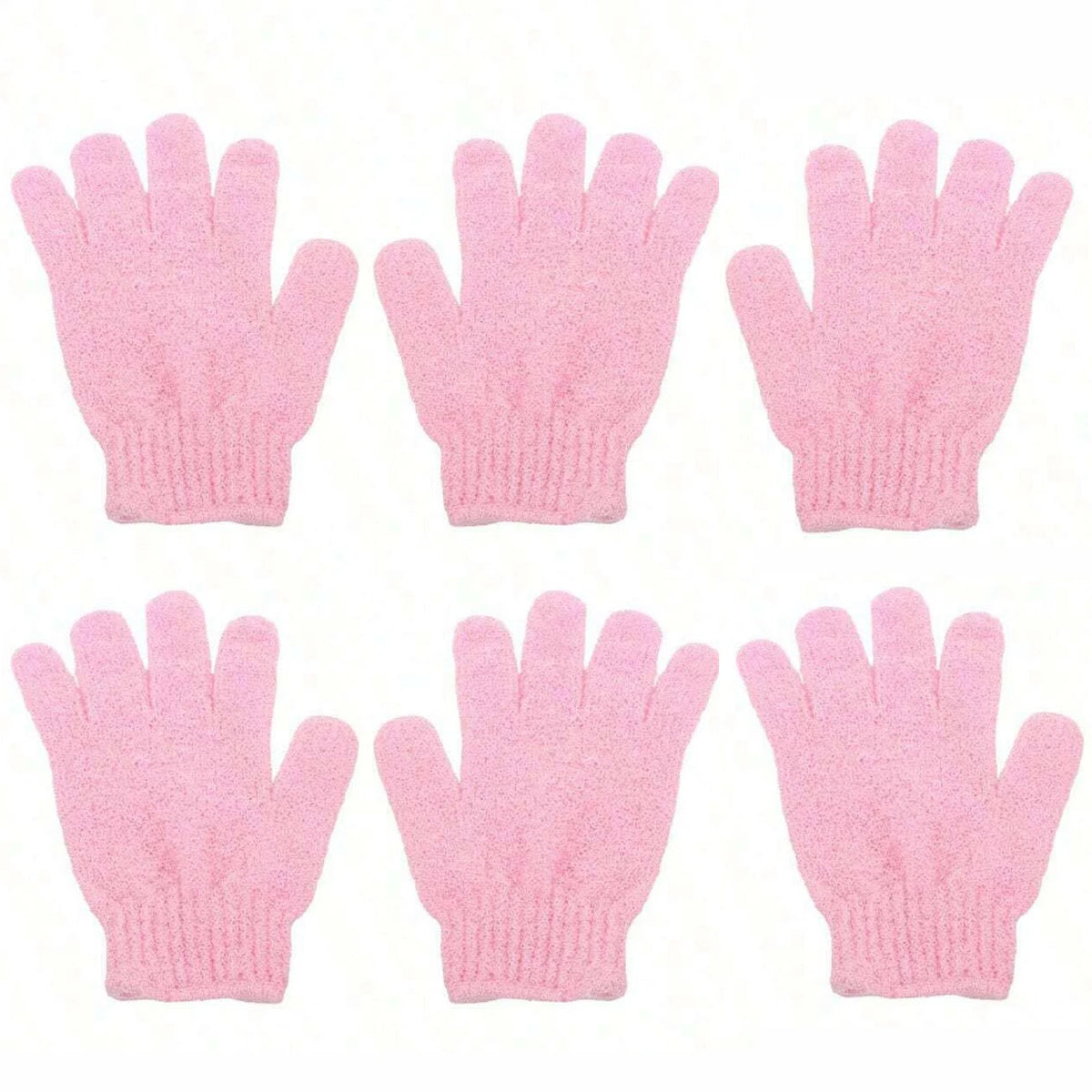 Guantes de ducha exfoliantes reversibles, guantes exfoliantes para el cuerpo, herramientas de limpieza, toalla de baño, productos de baño, exfoliante de espalda, 2 uds./6 uds./12 Uds.