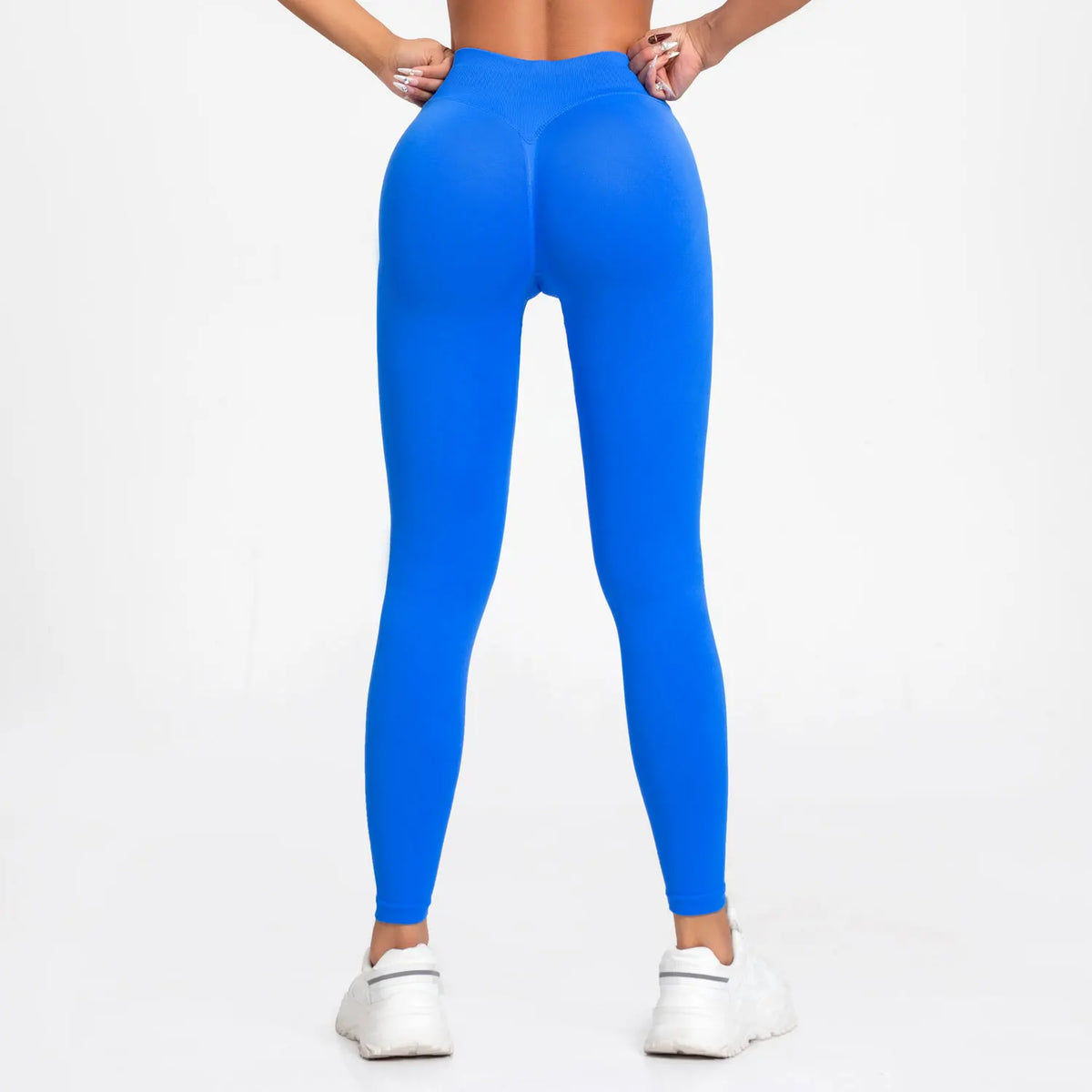 NCLAGEN-mallas de impacto para mujer, pantalones deportivos de Yoga sin costuras, banda baja acanalada, ropa de gimnasio, ropa de entrenamiento para Fitness, medias para el trasero