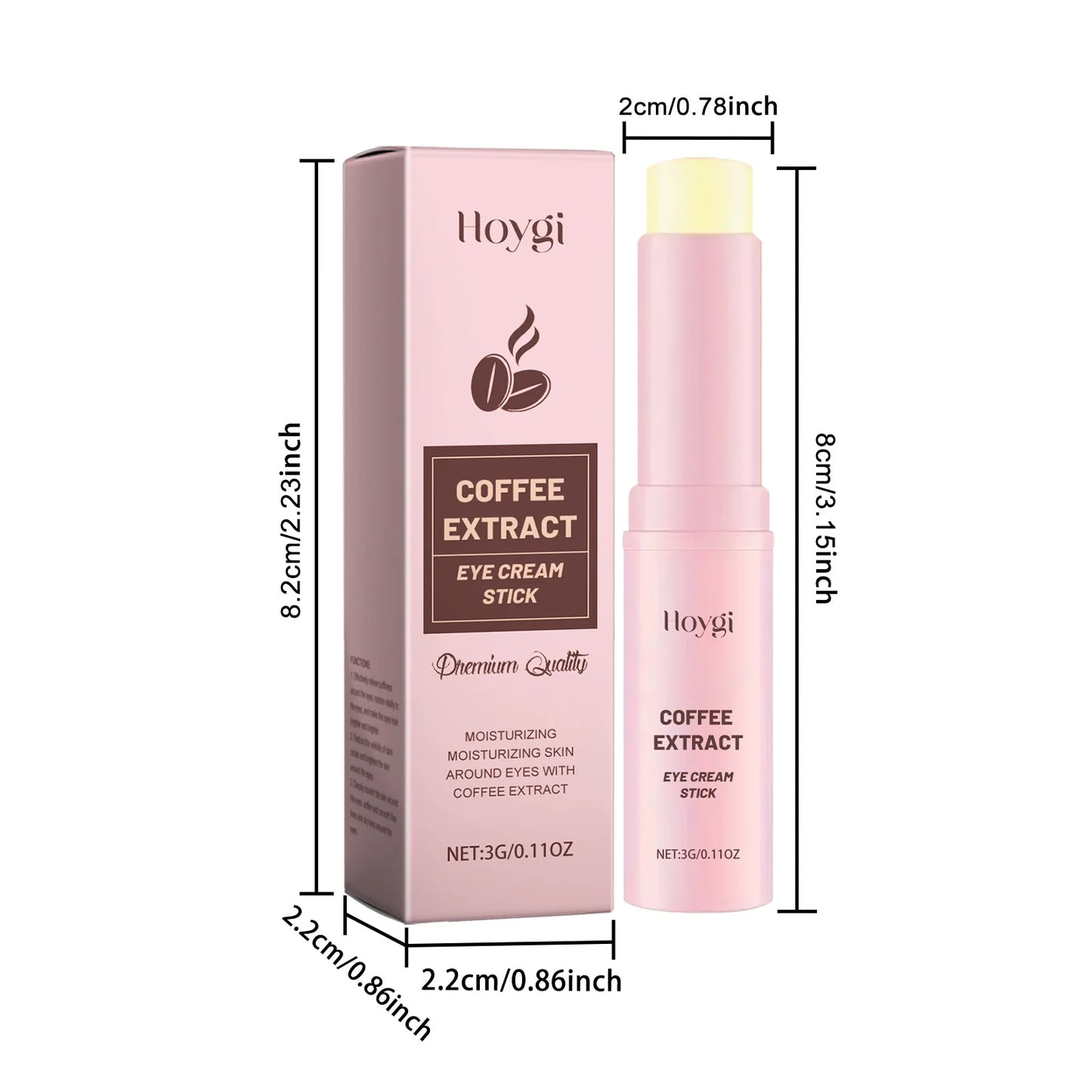 Caffeine Eye Cream Lifting Firming Anti Wrinkle Fade Fine Lines Remove Eye Bag Dark Circle Hydrating Moisturizing Eye Care Cream