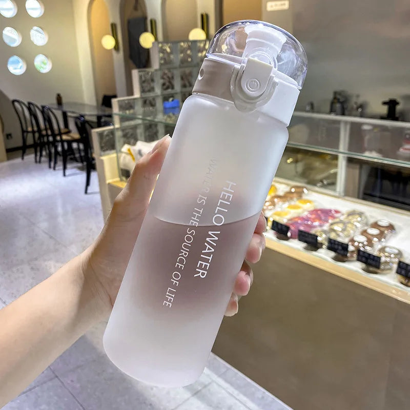 water  Bottle For Drink Plastic Leak Proof Sports Bottles Protein Shaker Water Bottle Drinkware BPA FREE