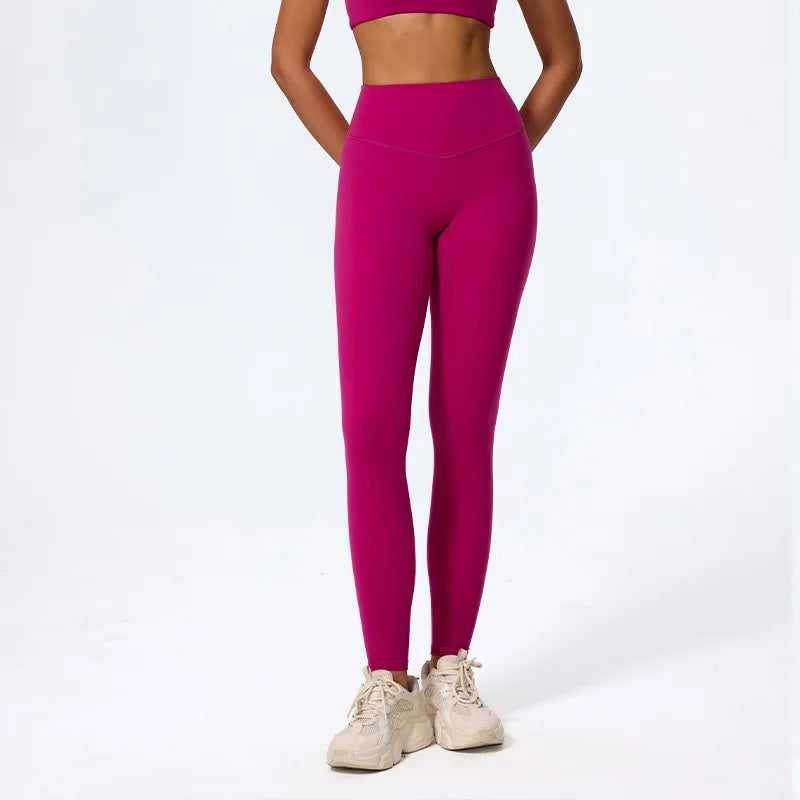 yoga leggings, cintura alta de telas súper suaves, pantalones de Yoga para gimnasio de secado rápido, mallas de entrenamiento para correr, mallas deportivas de realce para mujer