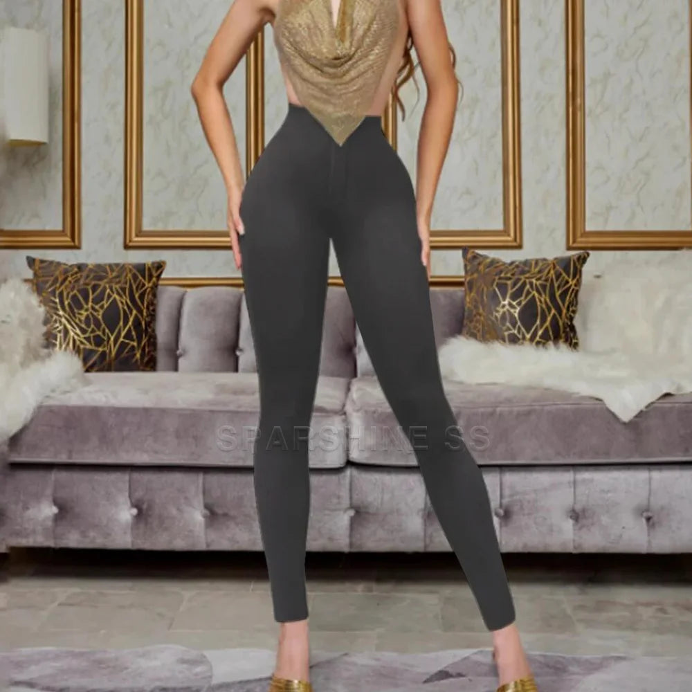 Women Leg Shapewear Body Shaper Compression Leggings Slimming Sheath Thigh Sculpting Slimmer Waist Trainer Pants Belly Control