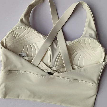 All-in-one Sports Bra Collection Breast High-intensity Professional Shock-proof Huddle Running Bra Yoga Fitness Bra Summer Cloth