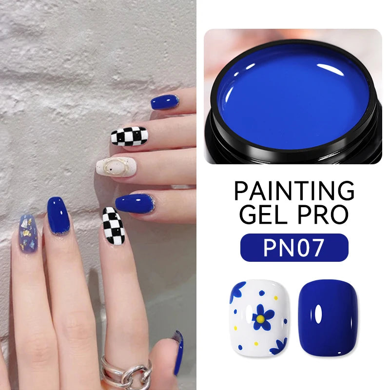 White Black Silver Spider Drawing Gel Nail Polish UV Painting Outline Gel Varnish Nails Art All For Manicure