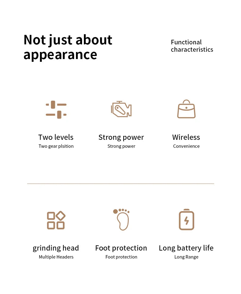 Amoladora de pies eléctrica automática, frotamiento de callos de pies, pedicura, eliminador de callos de piel muerta para máquina de belleza de pies