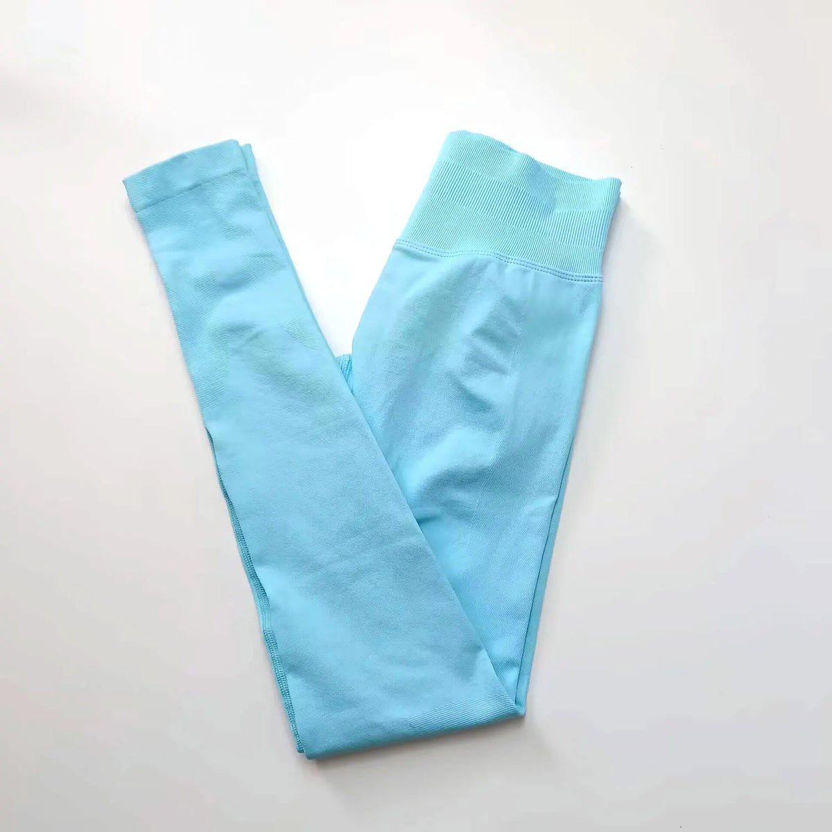 NCLAGEN-mallas de impacto para mujer, pantalones deportivos de Yoga sin costuras, banda baja acanalada, ropa de gimnasio, ropa de entrenamiento para Fitness, medias para el trasero
