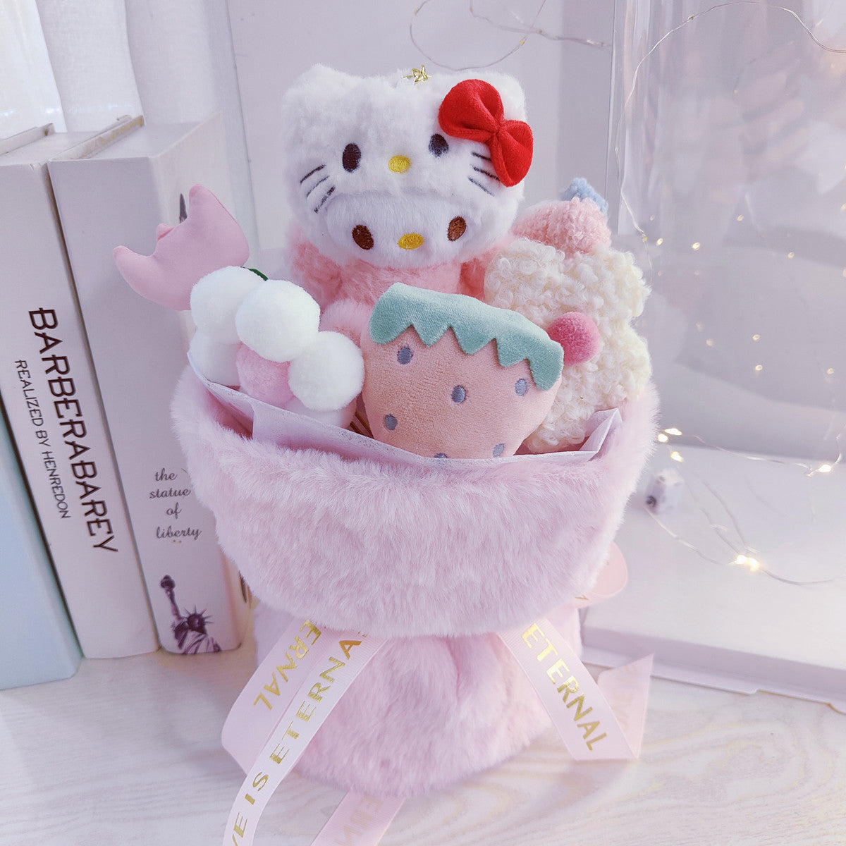 valentine gift kitty Cat Plush Doll Toy Stuffed Animals Creative for Graduation Birthday Gifts