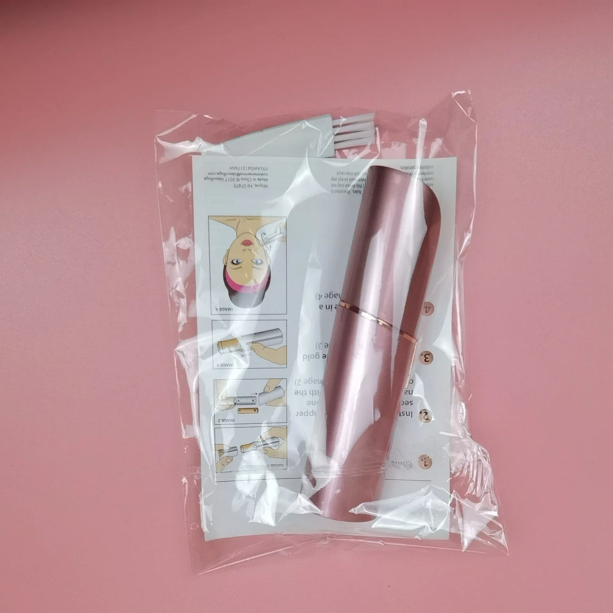 Depiladora eléctrica en forma de lápiz labial, moldeador de cejas, dispositivo de depilación para mujer, Mini instrumento de depilación Facial, vello Facial