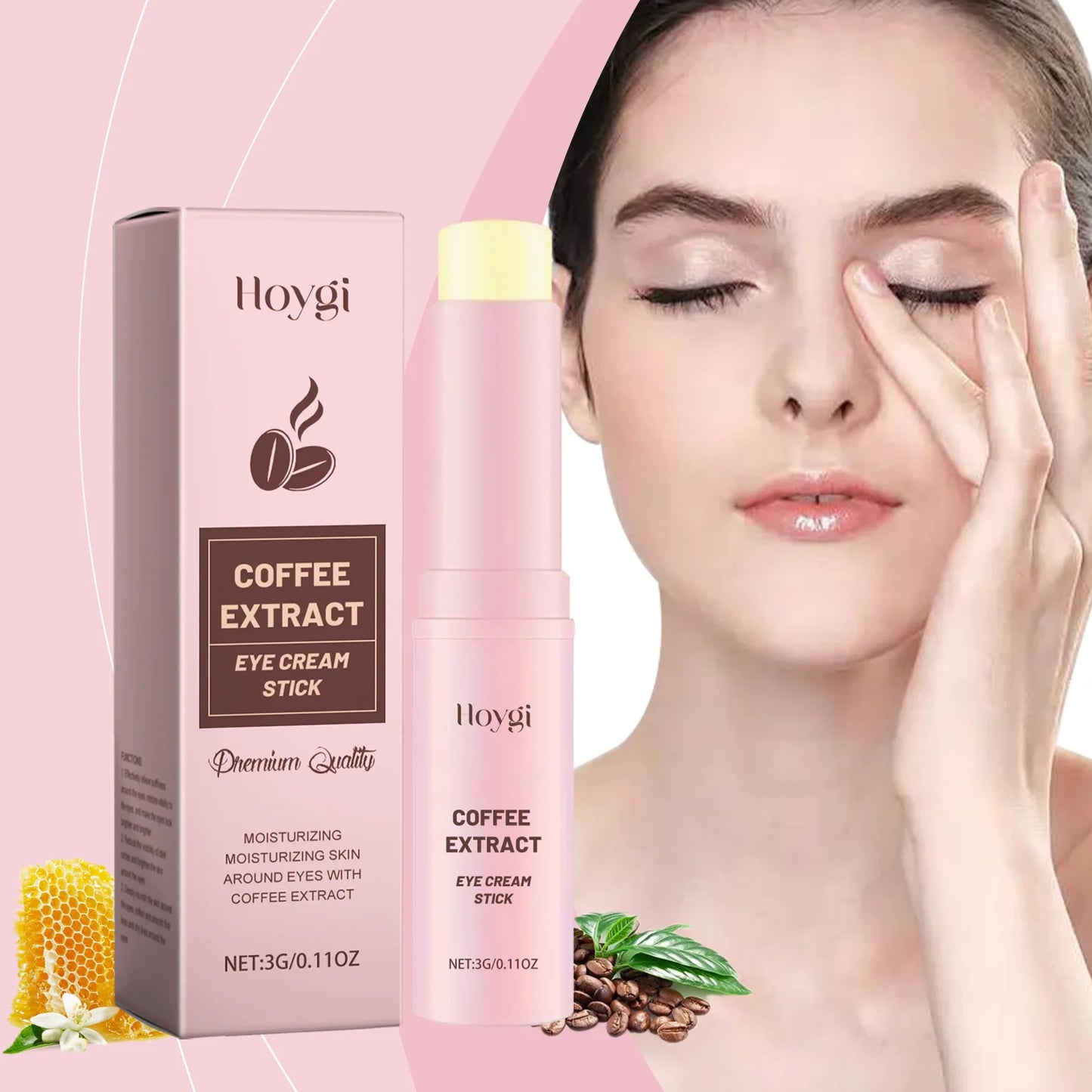 Caffeine Eye Cream Lifting Firming Anti Wrinkle Fade Fine Lines Remove Eye Bag Dark Circle Hydrating Moisturizing Eye Care Cream