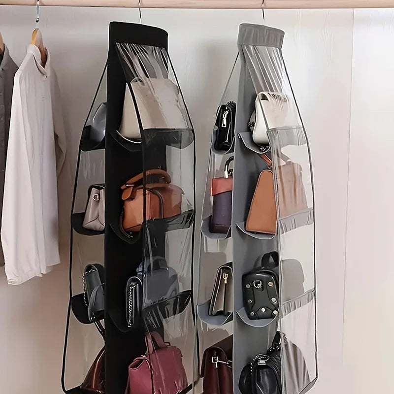 Handbag Hanging Organizer  Purse Organizer for Closet Organizers Bag Storage Hanger Oxford Cloth Closet Bag Organizer