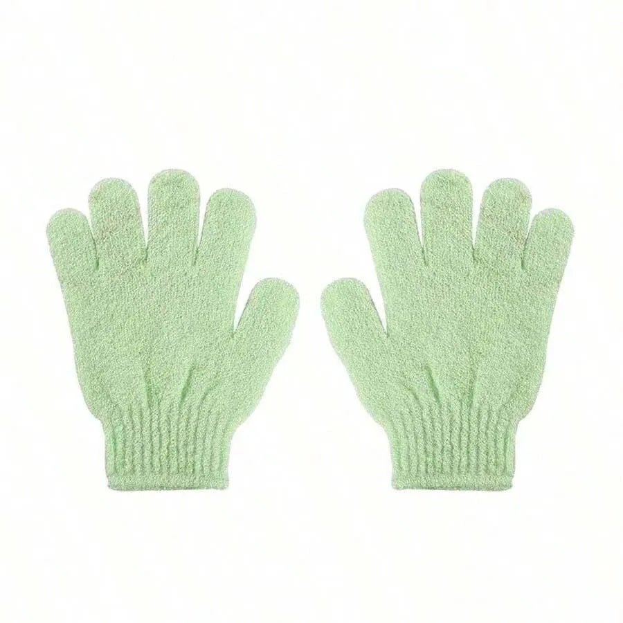 Guantes de ducha exfoliantes reversibles, guantes exfoliantes para el cuerpo, herramientas de limpieza, toalla de baño, productos de baño, exfoliante de espalda, 2 uds./6 uds./12 Uds.