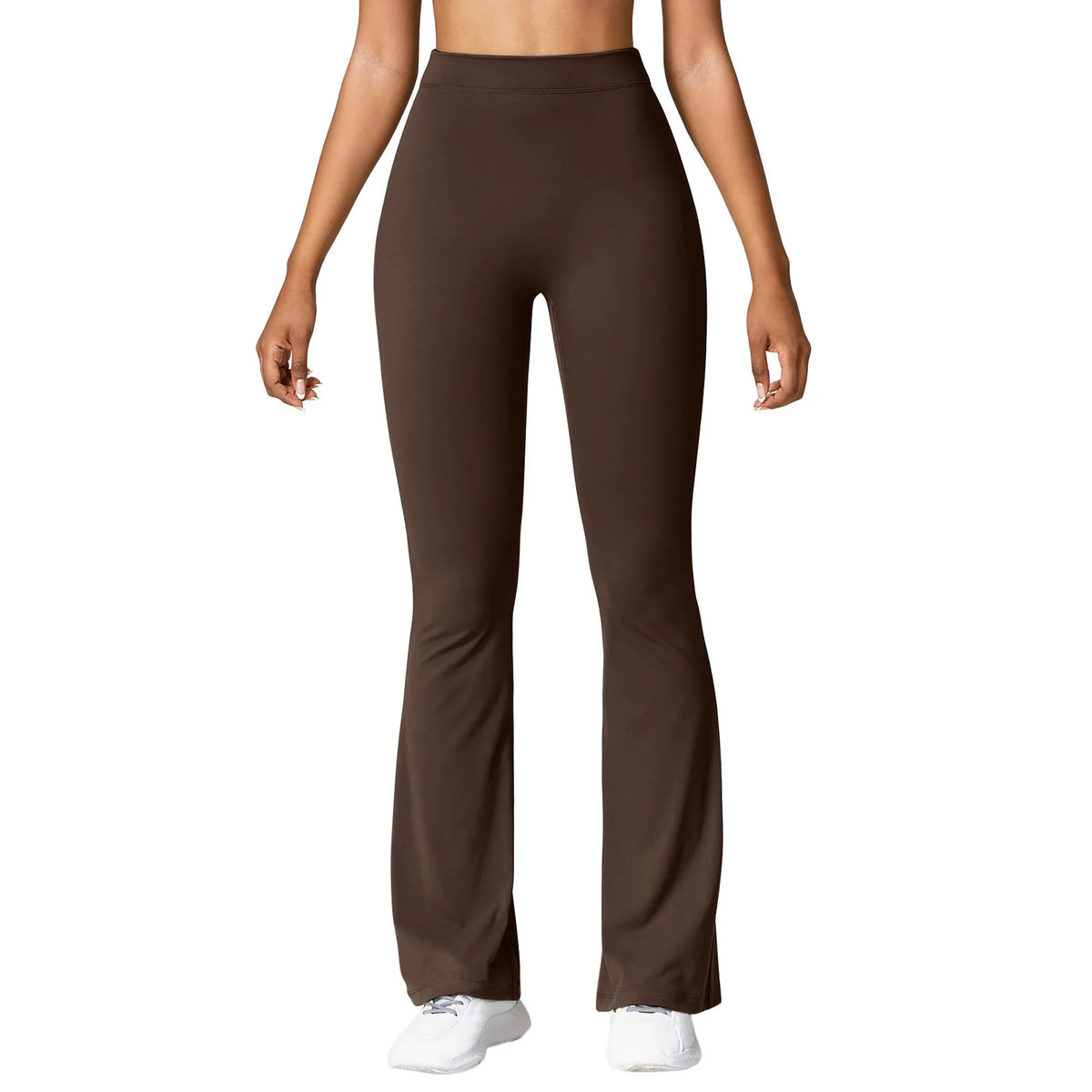Leggings de Micro cuerno a la moda para mujer, pantalones deportivos con espalda en V, pantalones de gimnasio con realce de cintura alta, mallas informales ajustadas sólidas