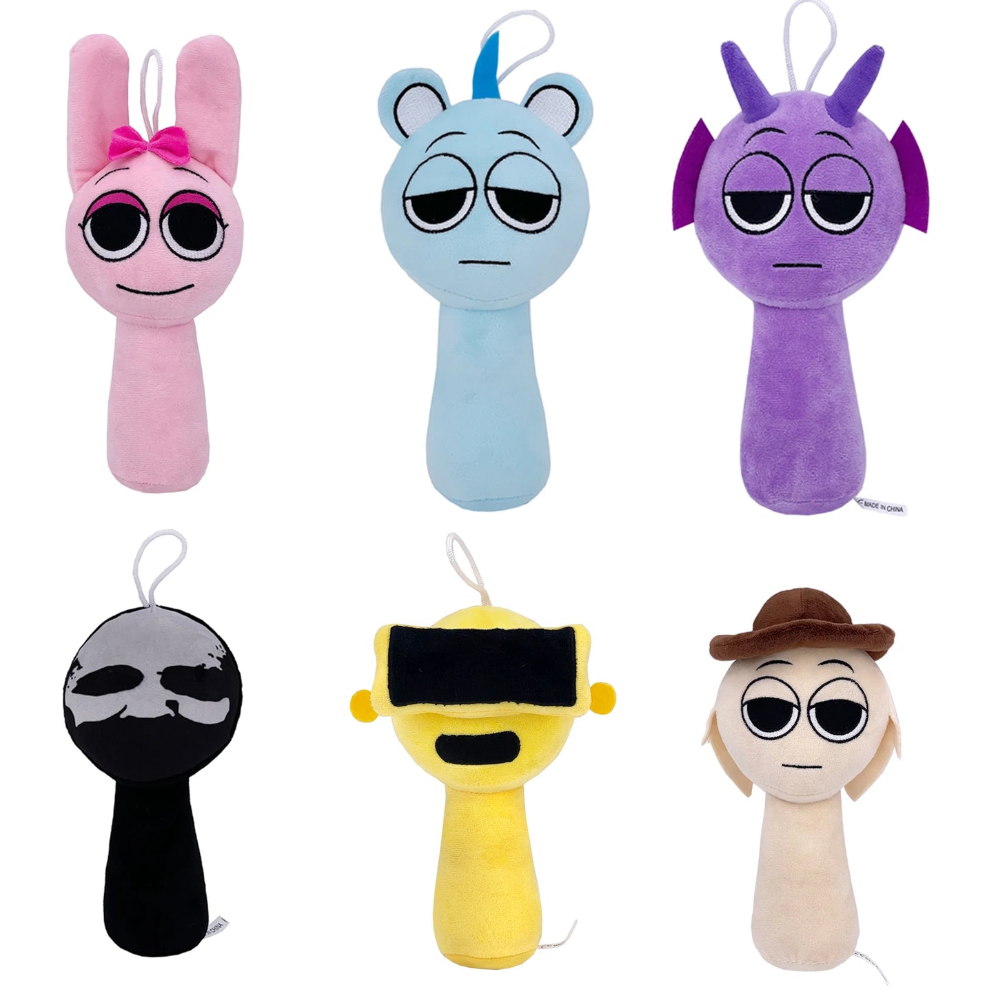 20 estilos Sprunki juguetes de peluche Sprunki muñeco de peluche Sprunki juego almohada niños regalos de cumpleaños muñecos de peluche regalo de Navidad