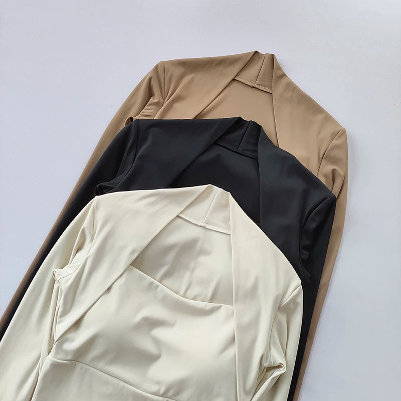 Fitness Chest Cushion Sports Top Women Long Sleeve Shirts Pra Speed Up Short Elegant Dance Yoga Clothes Small Waistband Gym