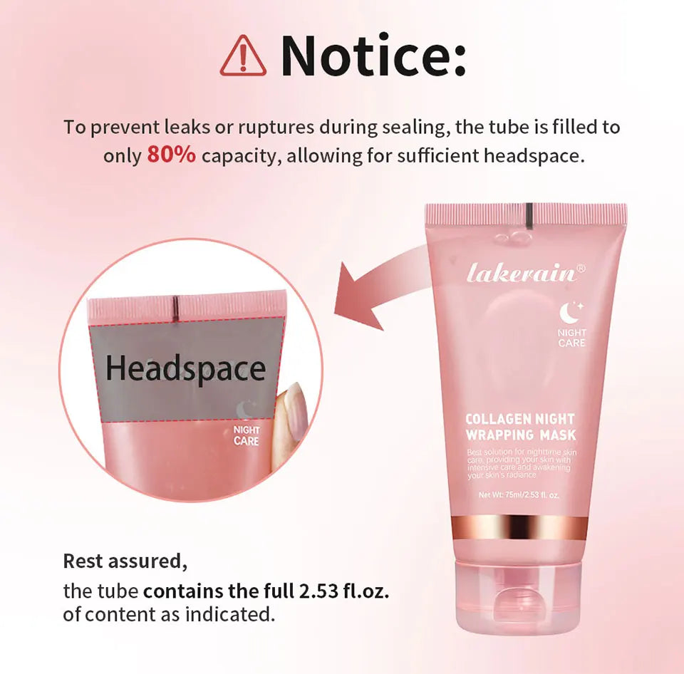 Mascarilla Facial de colágeno, paquete de envoltura nocturna, elasticidad, cuidado de hidratación, reduce la flacidez, Colágeno Hidrolizado para