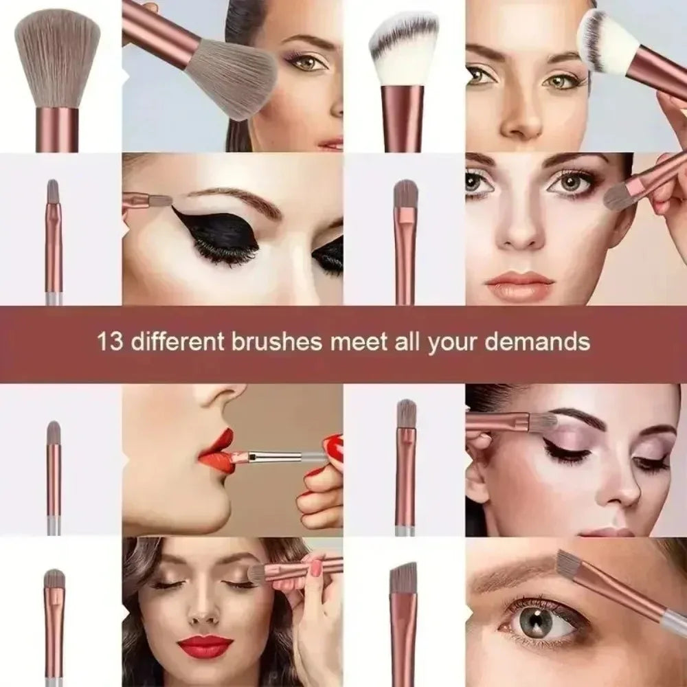 Juego de brochas de maquillaje, base cosmética profesional suave y esponjosa, sombra de ojos en polvo, mezcla Kabuki, brocha de maquillaje, herramienta de belleza