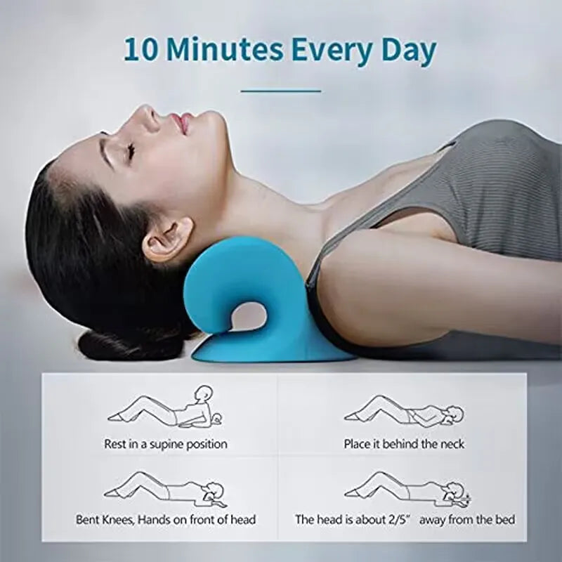 Cervical Spine Massage Pillow U Shaped Pillow Gravity Shiatsu Cervical Massage Pillow Neck and Shoulder Repair Neck Relaxation