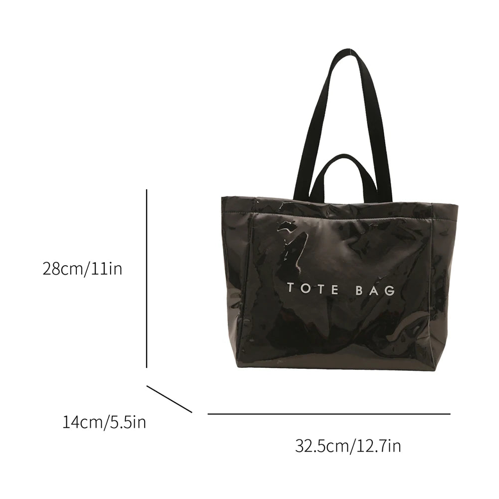 2025 New Large Handle Bag Fashion  Hot Sale Waterproof Handbag Classic Solid Tote Bags