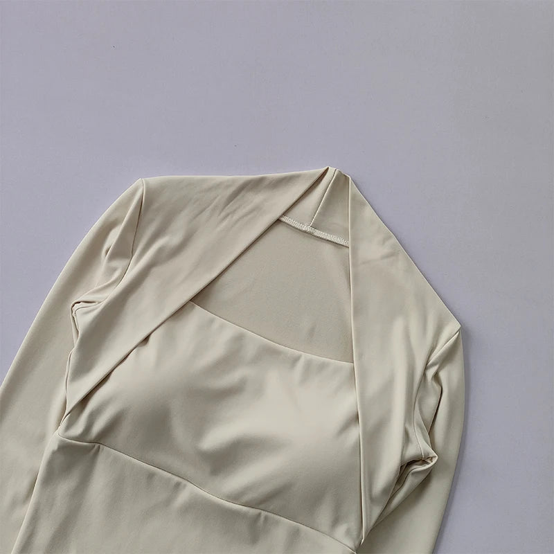 Fitness Chest Cushion Sports Top Women Long Sleeve Shirts Pra Speed Up Short Elegant Dance Yoga Clothes Small Waistband Gym