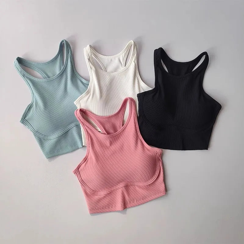 Beautiful Back Sports Bra Professional Shockproof Fitness High impact Women's Running Vest Yoga Tank Top Workout Underwear