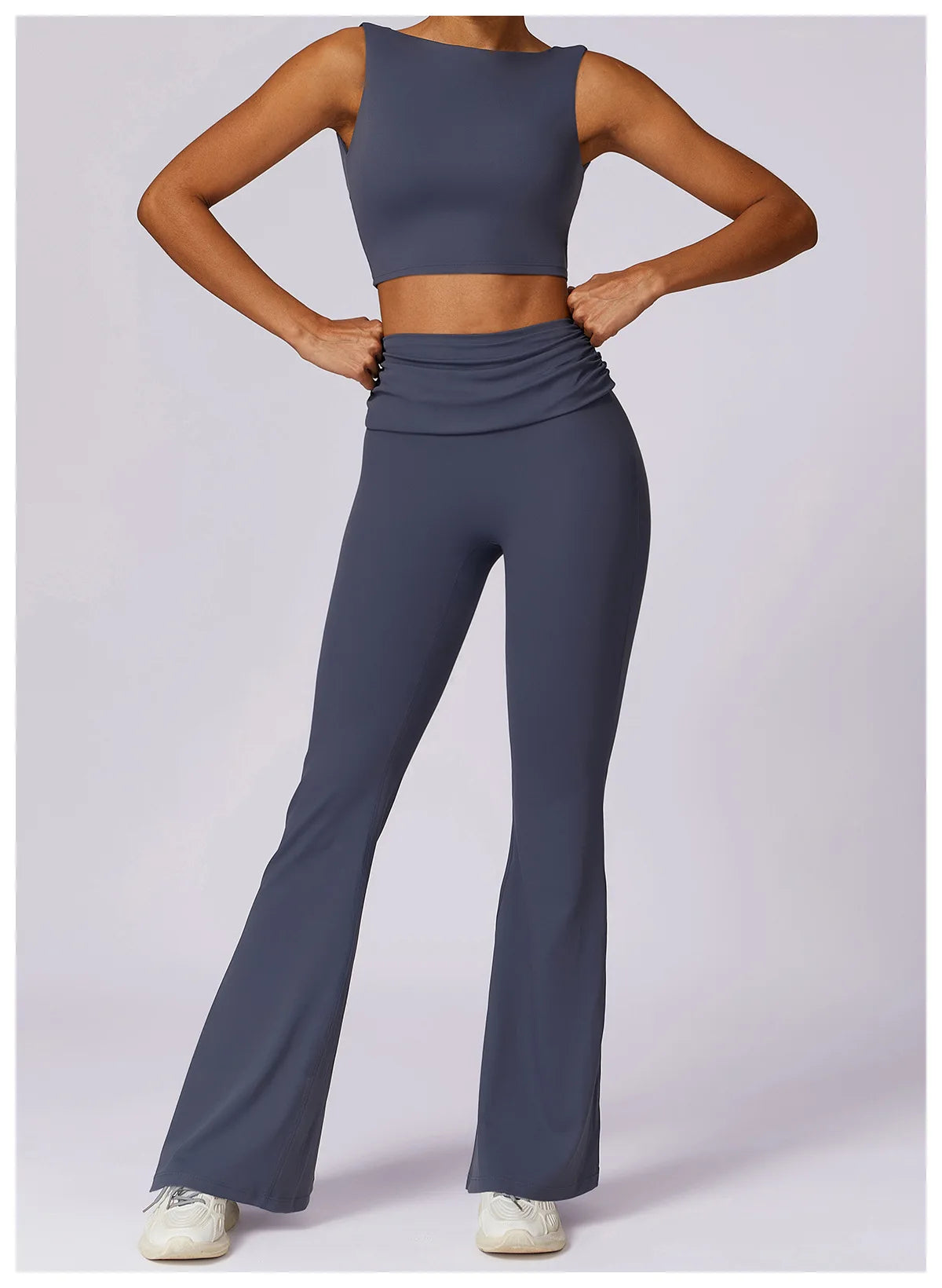 NCLAGEN Running Sports Bra Women High Support Impact Open Back Yoga Breathable Slim Fit Fitness Tank Top With Removable Pads