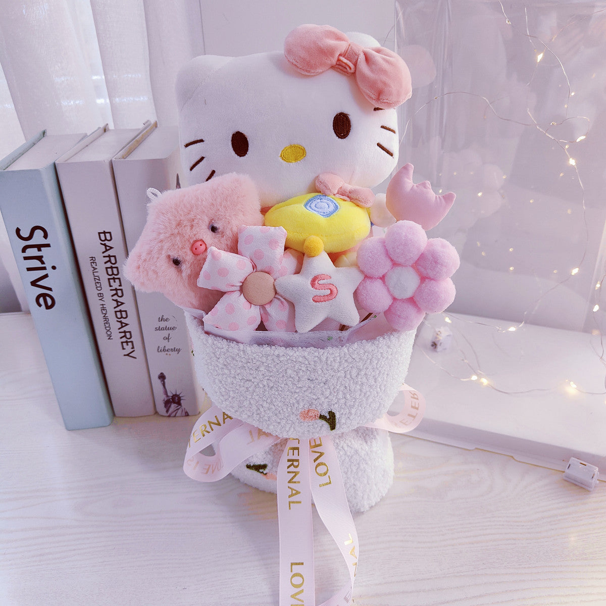 valentine gift kitty Cat Plush Doll Toy Stuffed Animals Creative for Graduation Birthday Gifts