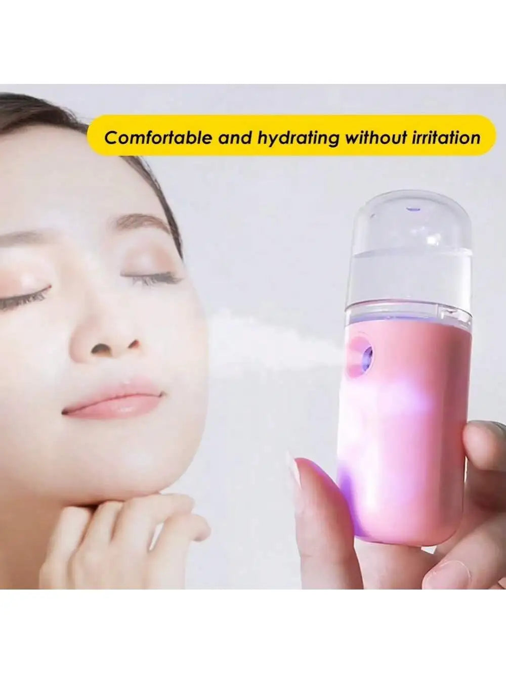 Pulverizador Facial de niebla USB, humidificador, nebulizador recargable, vaporizador Facial, instrumentos de belleza hidratantes, herramientas para el cuidado de la piel