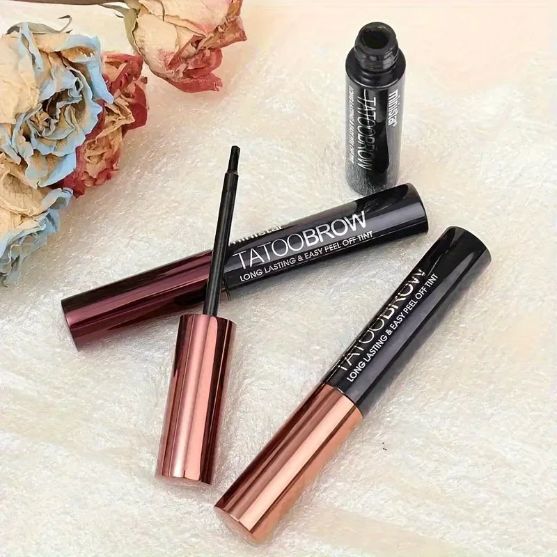 Tinte de Gel para cejas semipermanente, resistente al agua, a prueba de transferencia, para cejas de aspecto más completo y definido, 1 unidad