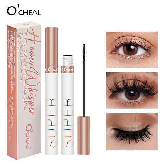 O'cheal-rímel para pestañas negras, cepillo para pestañas, seda 3D, rizado grueso, alargamiento de ojos, maquillaje de belleza, cosméticos, máscara de extensión
