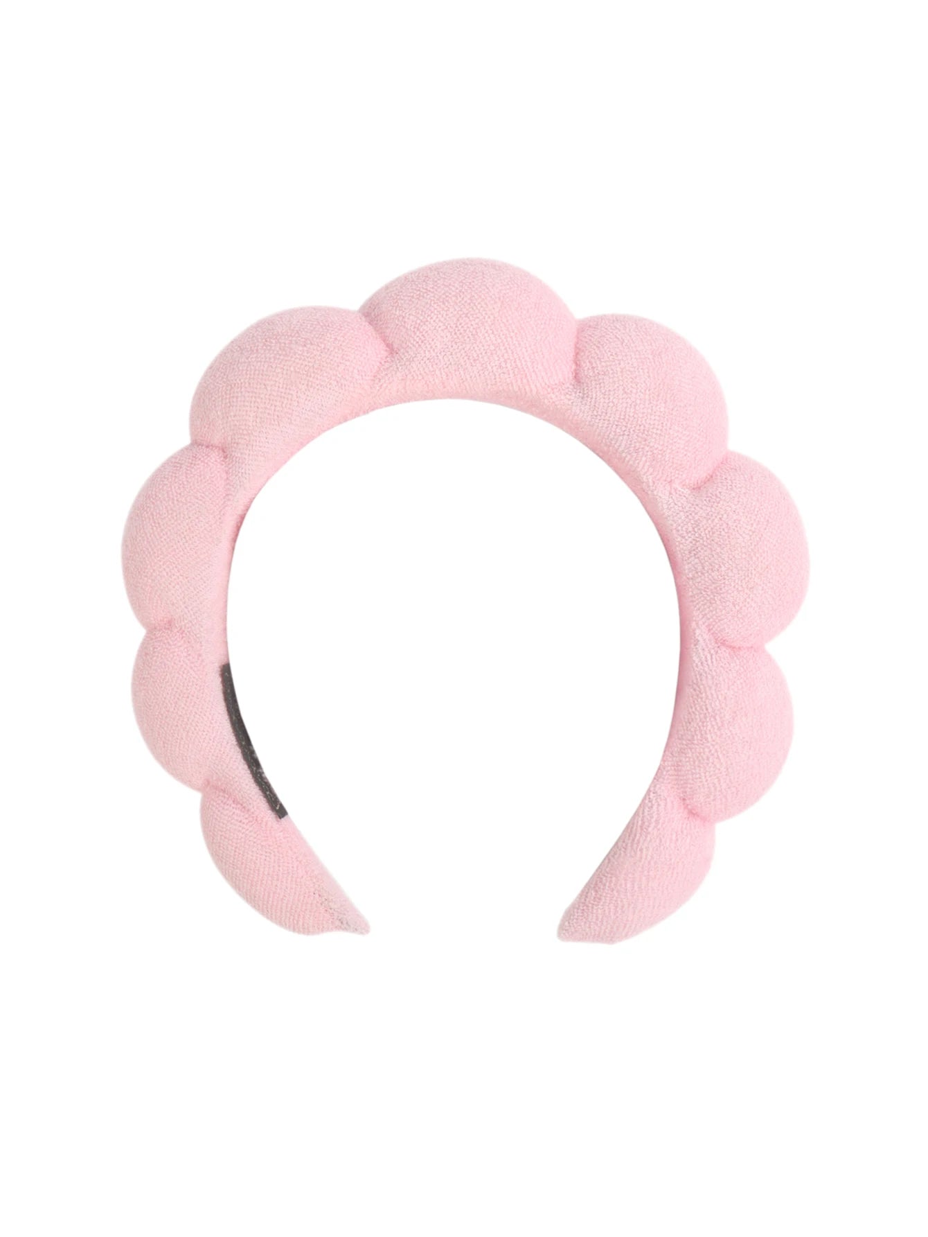 3 unit pulseras de lavado de microfibra de moda Scrunchies diadema hinchada Spa diadema de burbujas para lavar Maquillaje facial ducha cuidado de la piel